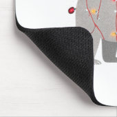 Funny Lar Bear Christmas Graphics Animal Lights Lo Mousepad (Ecke)