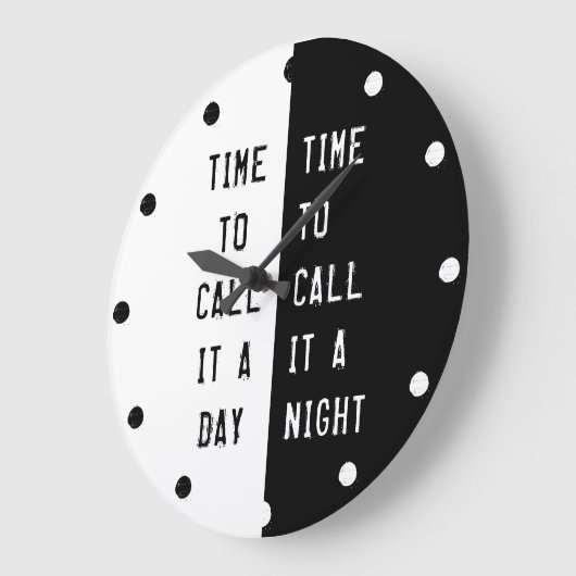 Funny Large Clock Große Wanduhr (Winkel)