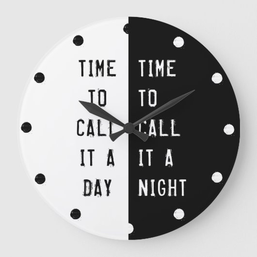 Funny Large Clock Große Wanduhr (Vorderseite)