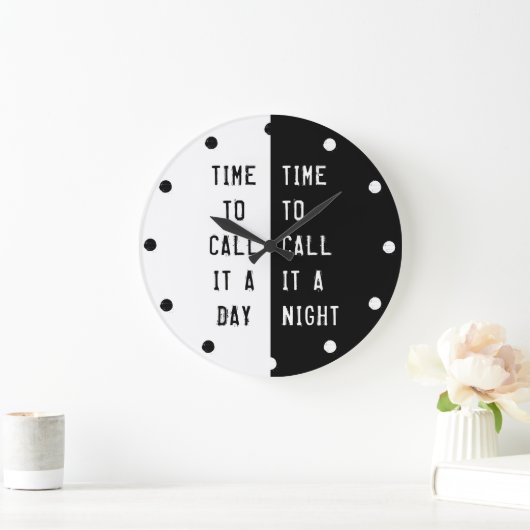 Funny Large Clock Große Wanduhr (Zuhause)