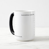 Funny Large Tee Tasse - Morphing (Vorderseite Links)