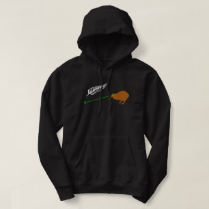 Funny Laser Kiwi Flag - New Zealand Popular Choice Hoodie