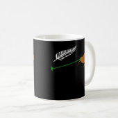 Funny Laser Kiwi Flag - New Zealand Popular Choice Kaffeetasse (VorderseiteRechts)