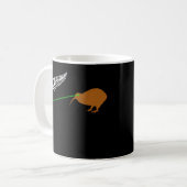 Funny Laser Kiwi Flag - New Zealand Popular Choice Kaffeetasse (Vorderseite Links)