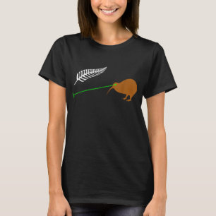 Funny Laser Kiwi Flag - New Zealand Popular Choice T-Shirt