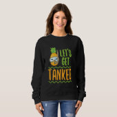Funny Lass S Get Tankving Schnorcheln Sweatshirt (Vorne ganz)