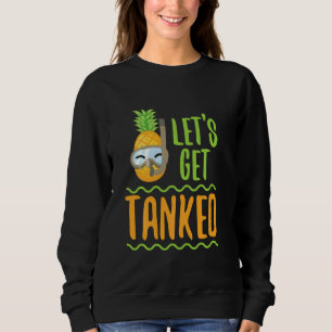 Funny Lass S Get Tankving Schnorcheln Sweatshirt