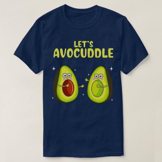 Funny Lasse Avocuddle Niedlich Avocado Cuddling Pu T-Shirt (Design vorne)