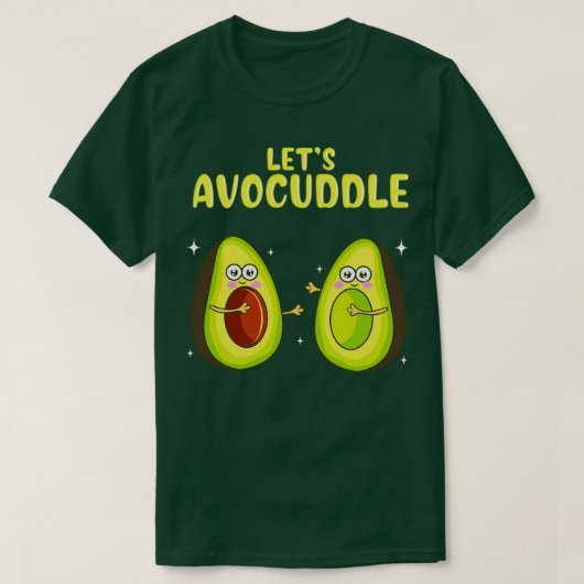 Funny Lasse Avocuddle Niedlich Avocado Cuddling Pu T-Shirt (Design vorne)