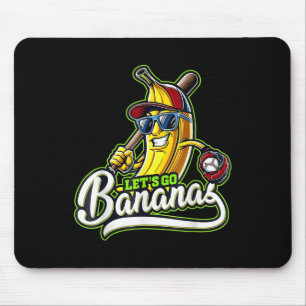Funny Lasse Bananas Disco für Kinder Männer Frauen Mousepad