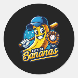 Funny Lasse Bananas Niedlich Banana Frucht Lover S Runder Aufkleber