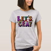 Funny Lasse Cray Crawfish Mardi Gras T-Shirt (Vorderseite)