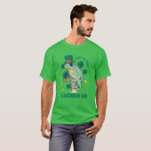 Funny Lasse den St. Patricks Frog zum Glück T-Shirt (Vorne ganz)