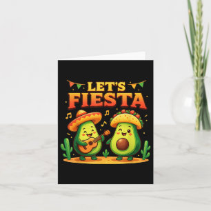 Funny Lasse Fiesta Avocado & Tacos Cinco De Ma Karte