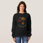 Funny Lasse Go Glamping Camping Sweatshirt (Vorne ganz)
