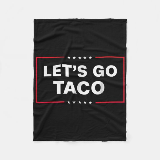Funny Lasse Go Taco _1 Fleecedecke (Vorderseite)