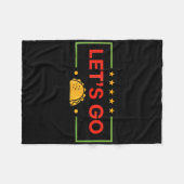 Funny Lasse Go Taco _9 Fleecedecke (Vorderseite (Horizontal))