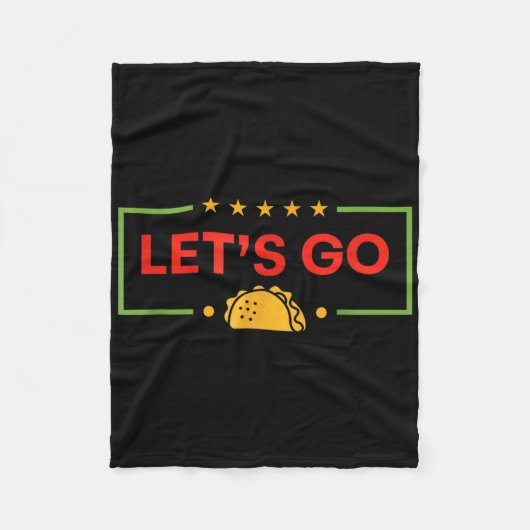 Funny Lasse Go Taco _9 Fleecedecke (Vorderseite)