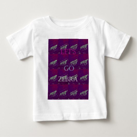 Funny Lasse Go Zebra Hakuna Matata motif Design Co Baby T-shirt (Vorderseite)