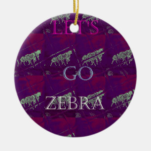 Funny Lasse Go Zebra Hakuna Matata motif Design Co Keramikornament