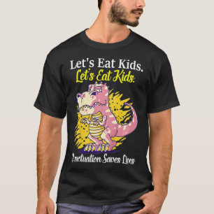 Funny Lasse Kids Punctuation Rette Lives Gramma es T-Shirt