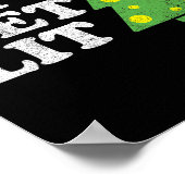 Funny Lasse Lit Weihnachtsbaum Retro Ugly Party Poster (Ecke)