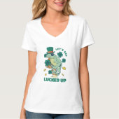 Funny Lasse sich von St. Patricks Frog T - Shirt (Vorderseite)
