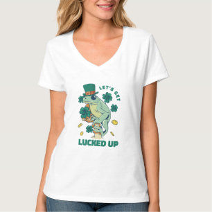 Funny Lasse sich von St. Patricks Frog T - Shirt