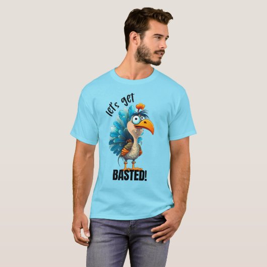 Funny Lass's Get Basted T-Shirt (Vorne ganz)