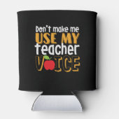 Funny lässt mich nicht meine Lehrerstimme benutzen Dosenkühler (Rückseite)