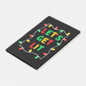 Funny lasst uns Weihnachten sehen Post-it Klebezettel (angewinkelt)