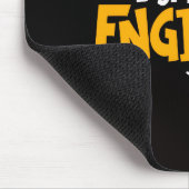 Funny “Last Minute Engineer” Mouse Pad Mousepad (Ecke)