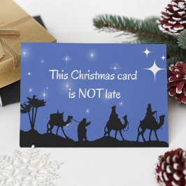 Funny Late Christmas Vintag Beliebte Weihnachtskar Feiertagskarte