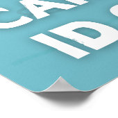 Funny Latin Classroom Poster - Canis Meus (Ecke)