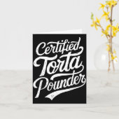 Funny Latino Certified Torta Under Mexican Sarcast Karte (Gelbe Blume)