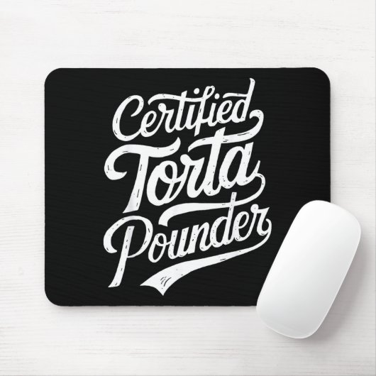 Funny Latino Certified Torta Under Mexican Sarcast Mousepad (Mit Mouse)