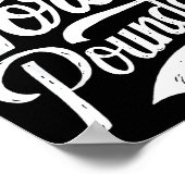 Funny Latino Certified Torta Under Mexican Sarcast Poster (Ecke)