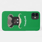 Funny Laufwasser Büffel Cartoon Case-Mate iPhone Hülle (Rückseite (Horizontal))