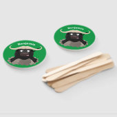 Funny Laufwasser Büffel Cartoon Fächer (Non-assembled)