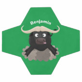 Funny Laufwasser Büffel Cartoon Fußball (Flach)