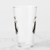 Funny Laufwasser Büffel Cartoon Glas (Links)