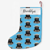 Funny Laufwasser Büffel Cartoon Kleiner Weihnachtsstrumpf (Rückseite)