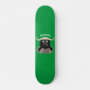 Funny Laufwasser Büffel Cartoon Skateboard