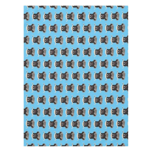 Funny Laufwasser Büffel Cartoon Tischdecke (Vorderseite)