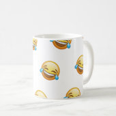 Funny Laughing Crying Emoji Graphic Kaffeetasse (VorderseiteRechts)