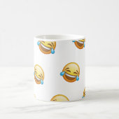 Funny Laughing Crying Emoji Graphic Kaffeetasse (Mittel)