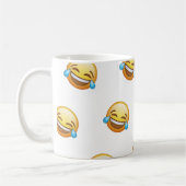 Funny Laughing Crying Emoji Graphic Kaffeetasse (Links)