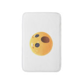 Funny Laughing Emoji Face Badematte (Vorderseite Vertikal)