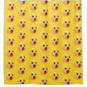 Funny Laughing Emoji Face Duschvorhang (Vorderseite)