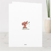 Funny Laughing Horse Alter Spaß Karte (Rückseite)